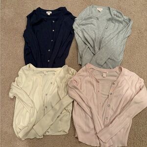 Cat & Jack Women's Cardigan Sweater Collection - Navy, Gray, Cream, Pink